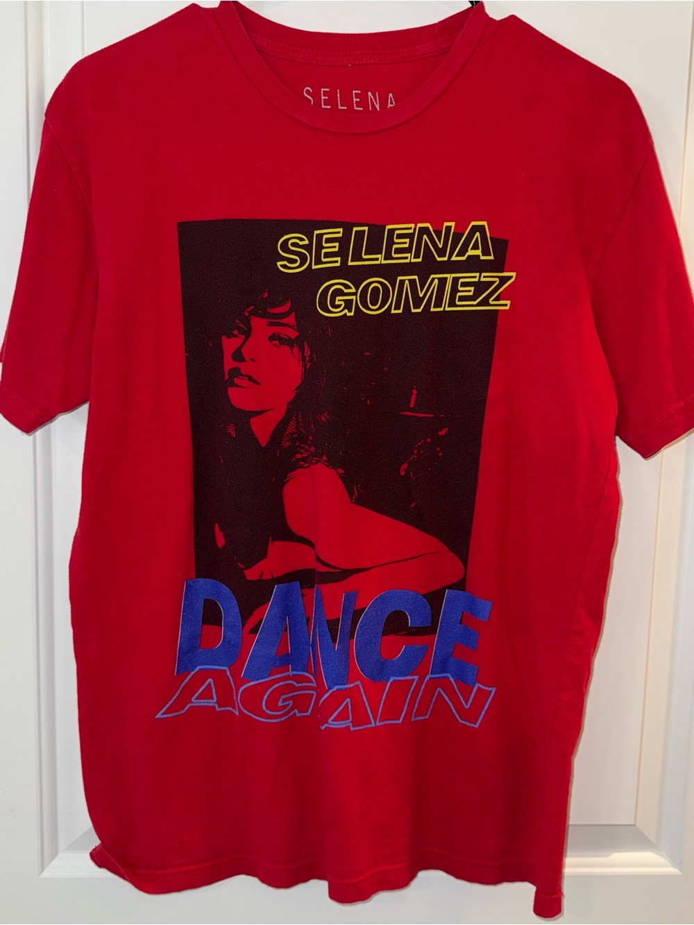 Selena Gomez "Dance Again" Red Graphic Tee